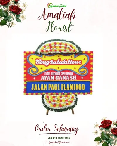 Bunga Papan Congratulation di Buntu Datu